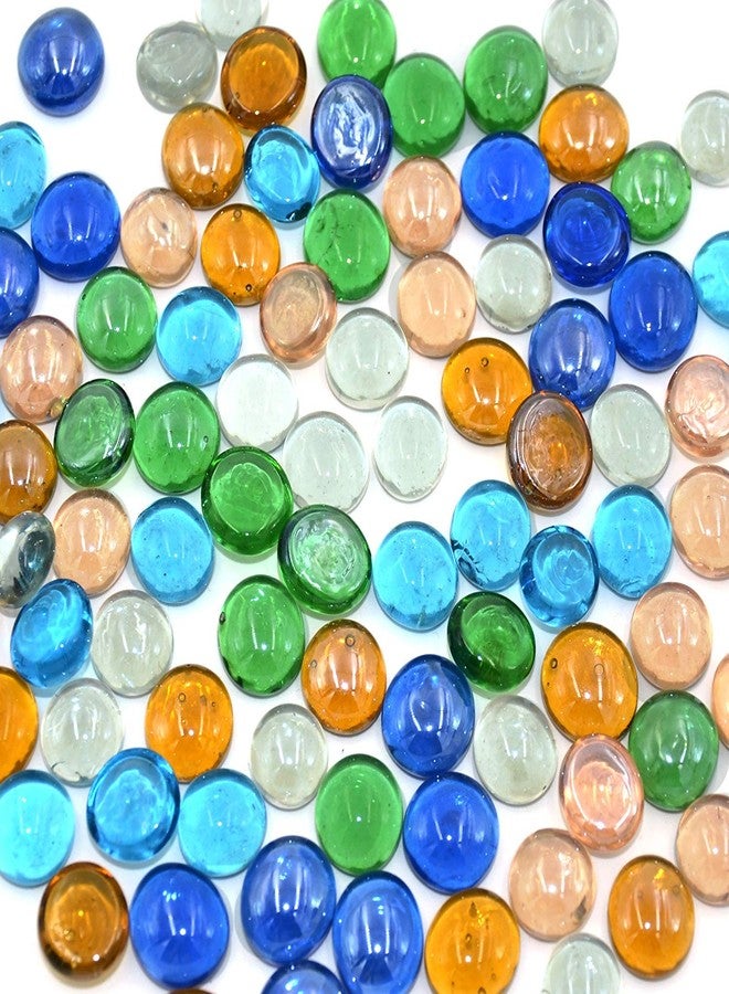 Firstly Glass Pebbles for Aquarium Decorative Vase Filler Craft Garden Decoration, Decorative Stones/Pebbles (200g) (Multi) - Image 3